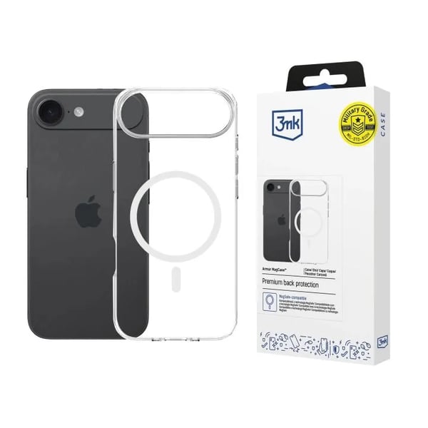 3MK 5903108664578, Etui, Apple, iPhone 17 Air, 16,5 cm (6.5"), Gjennomsiktig