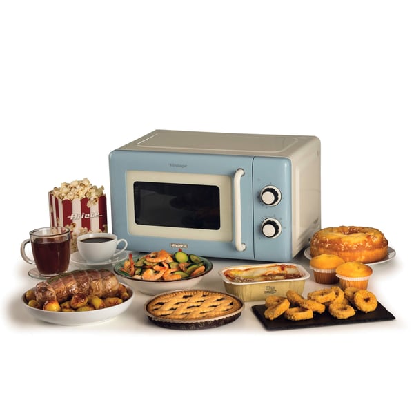 Ariete Vintage 3960 - Mikrovågsugn - 20 liter - 800 W - blå