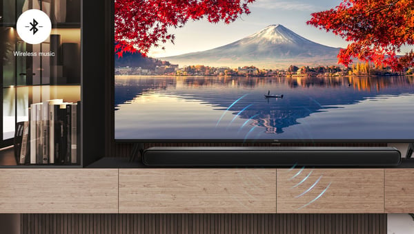 TCL S45HE lydplanke 2.0 Dolby Atmos Bluetooth, titan