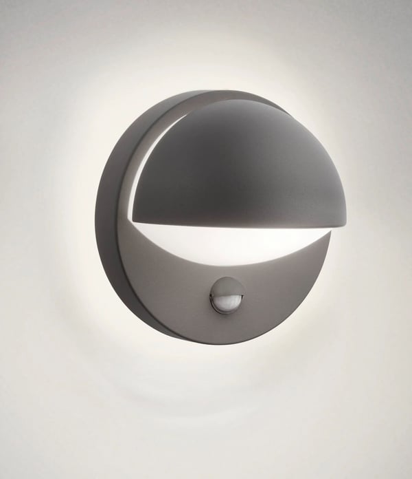 Philips myGarden June vägglampa 12 W E27 P45 ljuskälla medföljer inte, Väggbelysning för utomhusbruk, Antracit, Metall, IP44, Terass, Trädgård, II