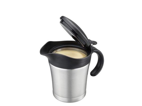 GEFU TREAT, Kannu, 0,5 L, Musta, Ruostumaton teräs, Muovi, Ruostumaton teräs, Pyöreä, 115 mm
