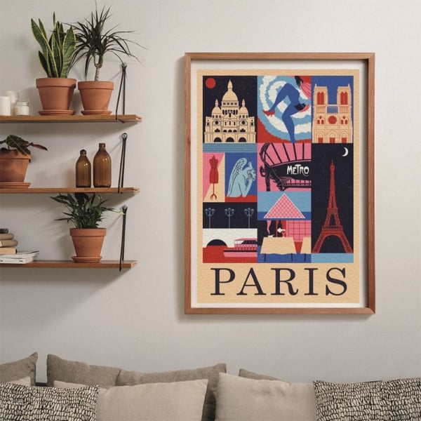 Clementoni Puslespil HQC Style in the City - Paris, 1000 brikker