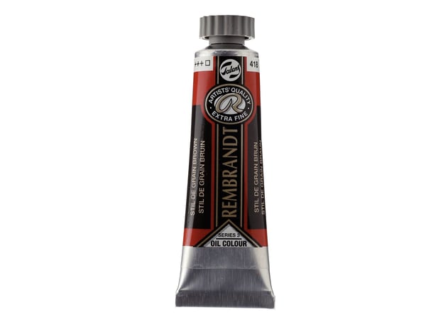 Rembrandt Oil Colour Tube Stil de Grain Brown 418