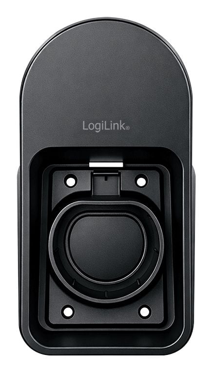 LogiLink EVM0100, Kabelholder, Svart, Plast, Inne & Ute, 1 stykker, 117 mm
