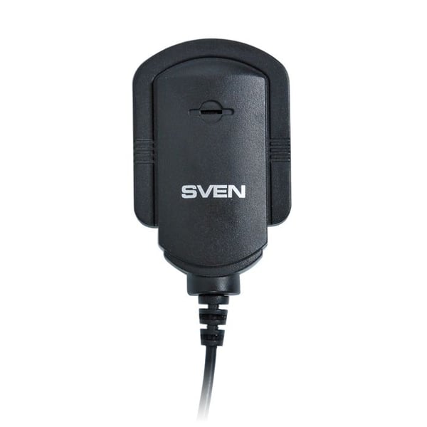 SVEN MK-150, Mikrofon med klemme, -58 dB, 50 - 16000 Hz, Koblet med ledninger (ikke trådløs), 3.5 mm (1/8"), Sort