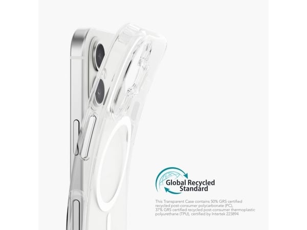 Vonmählen Transparent Case, Etui, Apple, iPhone 16 Plus, 17 cm (6.7"), Gjennomsiktig, Hvit