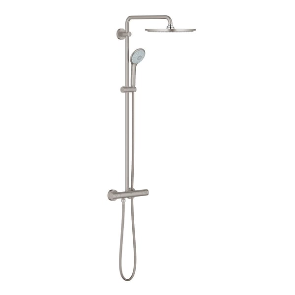 Grohe Euphoria 310 suihkujärjestelmä termostaatilla - Harjattua terästä