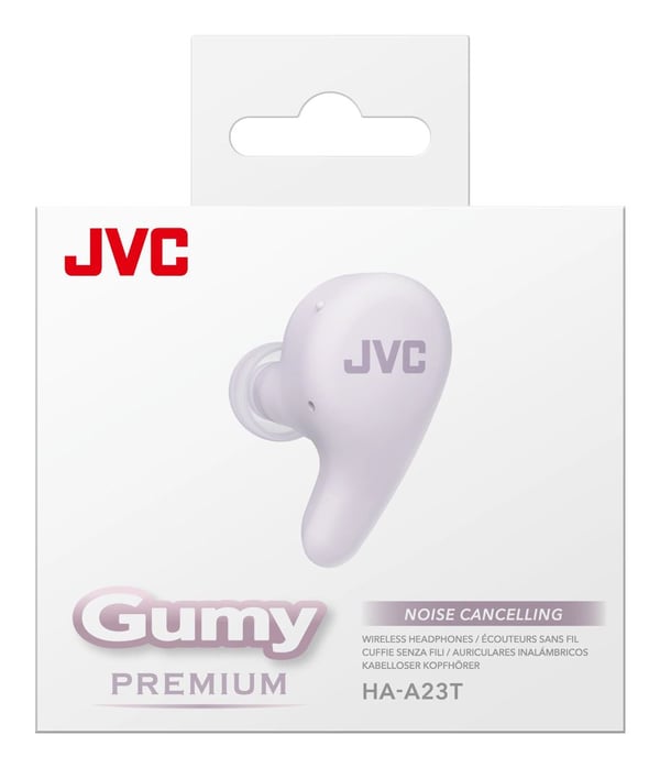 JVC HA-A23T-V-U, True Wireless Stereo (TWS), 20 - 20000 Hz, Samtale/Musikk/Sport/Hverdag, 4,5 g, Hodesett, Lilla