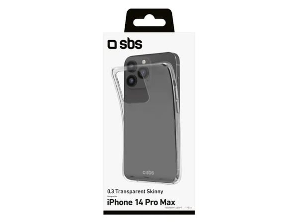SBS TESKINIP1467PT, Etui, Apple, iPhone 14 Pro Max, 17 cm (6.7"), Gjennomsiktig