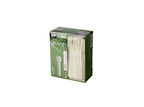 PAPSTAR paperinen jäätelökauha "pure", pituus: 95 mm, valkoinen, valmistettu elintarviketurvallisesta paperista, FSC-sertifioitu, tukeva, - 1 kpl (...