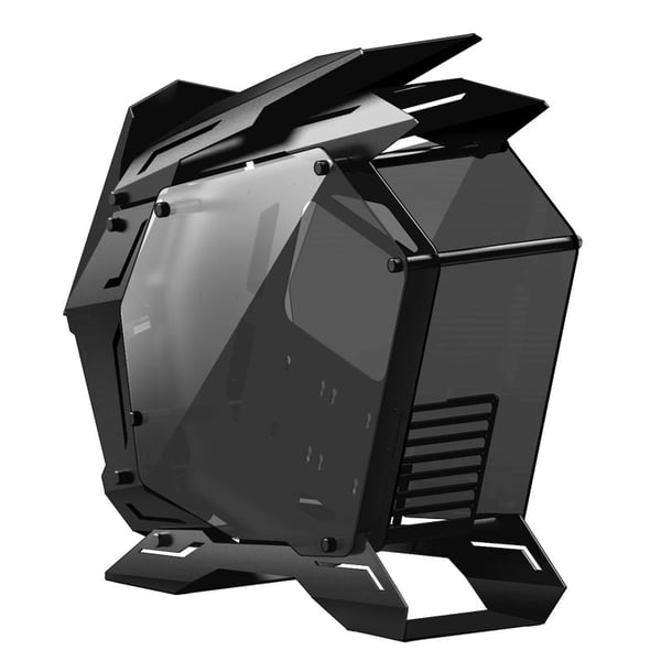 Jonsbo MOD3 Full Tower PC-kabinett ATX, EATX, ITX, micro ATX, herdet glass, svart