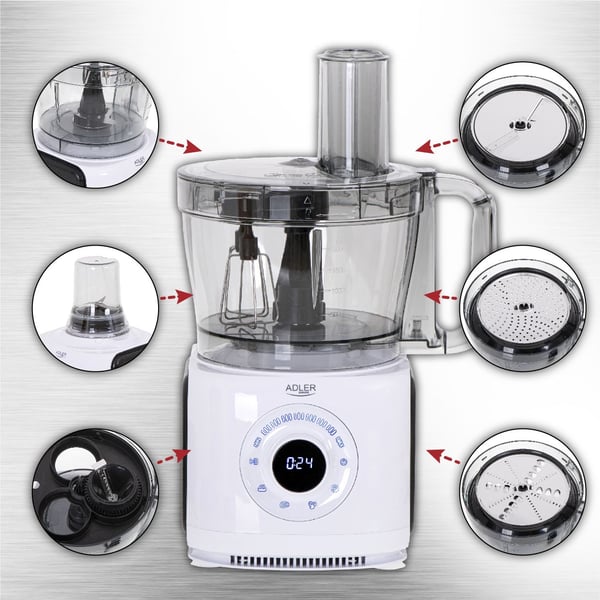 Adler AD 4224, 3,5 l, Sort, Hvit, Rotasjon, 16500 RPM, 2 l, 0,92 m