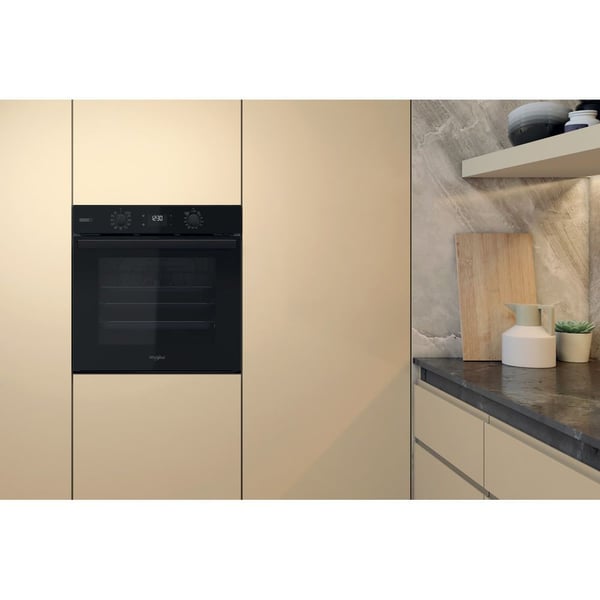 Whirlpool Elements Steam OMSR58RU1SB, Medium, Elektrisk ugn, 71 l, 71 l, Fläktdriven, 2200 W
