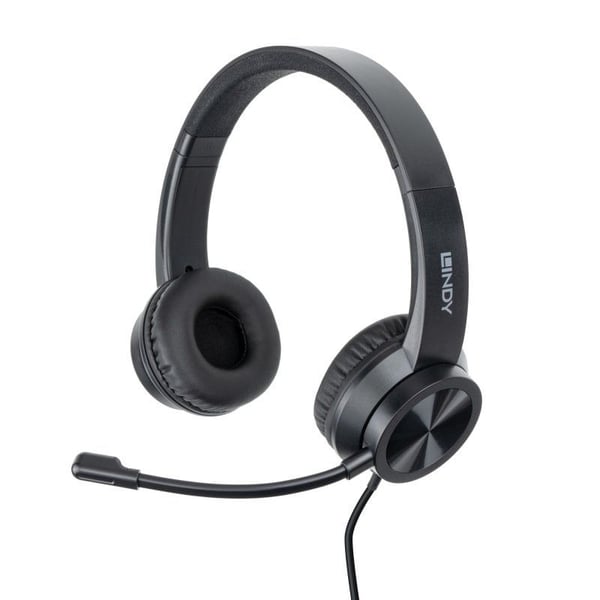 Lindy 20439, Kabel, 20 - 20000 hz, Kontor/callcenter, 132 g, Headset, Svart Lindy 20439, Kabel, 20 - 20000 hz, Kontor/callcenter, 132 g, Headset, Svart