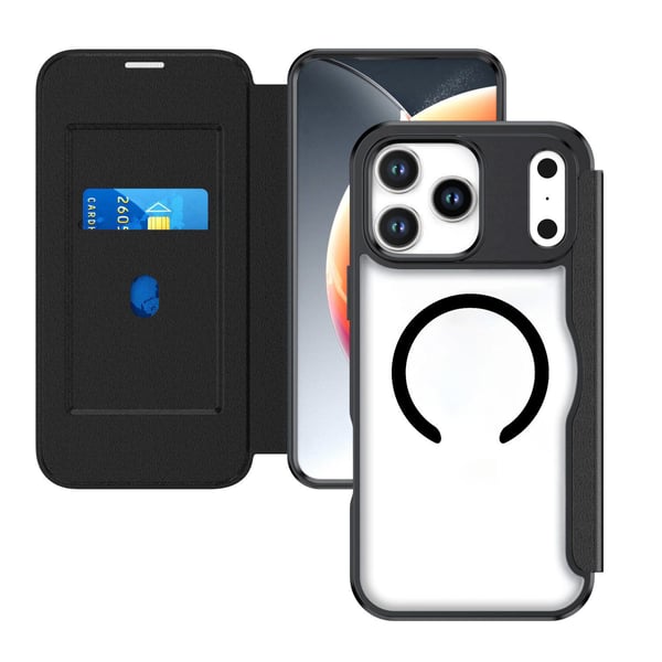 4smarts 541777, Avattava kotelo, Apple, iPhone 17 Pro Max, 17,5 cm (6.9"), musta