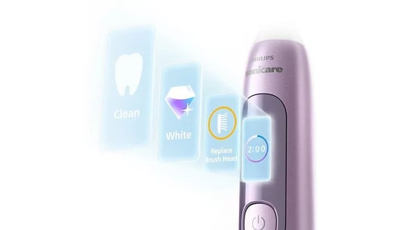 Philips HX3792 Sonicare elektrisk tannbørste Advanced Clean – rosa metallic