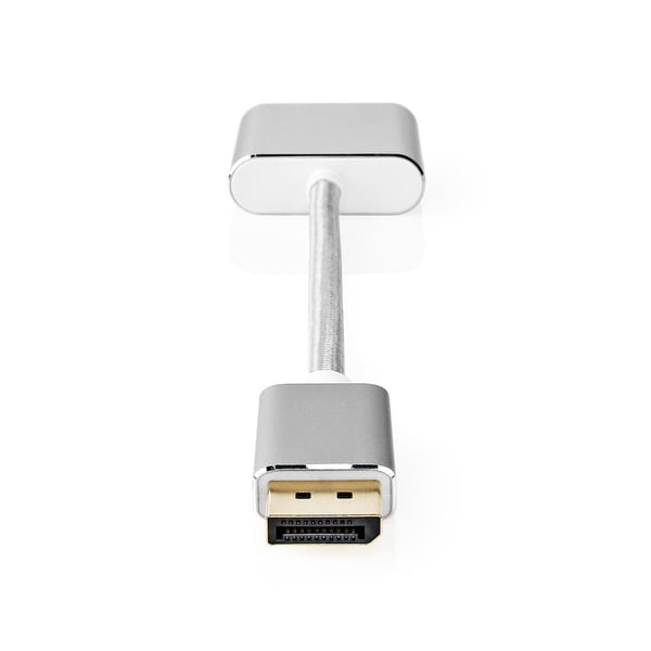 Nedis CCTB37250AL02, 0.2 m, DisplayPort, DVI-D, urosliitin, naarasliitin, suora