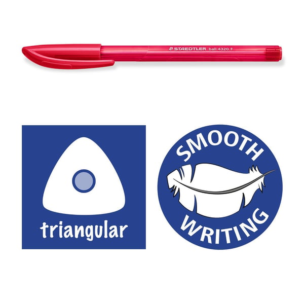 Staedtler kule 4320 F, Sort, 1 stk