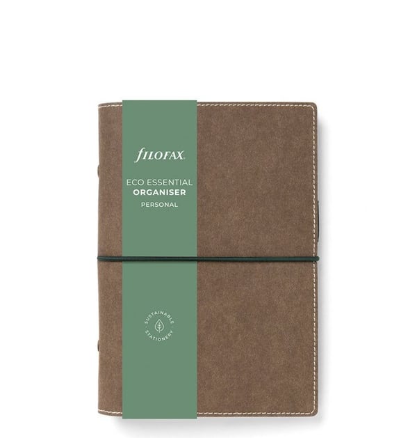 Filofax Eco Essential Personal System -kalenteri tumma pähkinäpuu