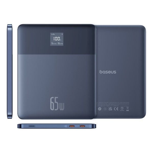 Baseus Blade2 varavirtalähde 65 W 12000 mAh + USB-C-kaapeli, oranssi