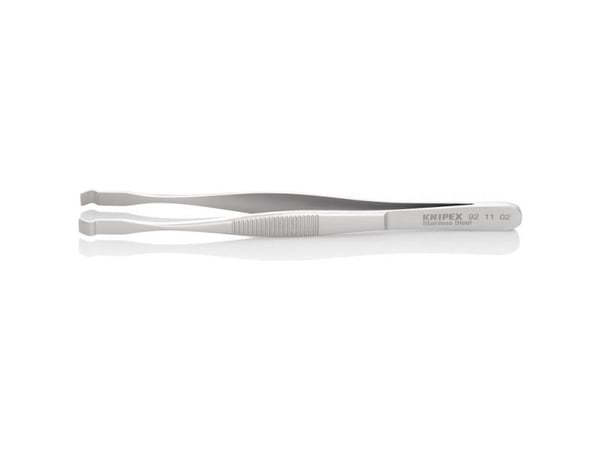 Knipex 92 11 02, Rustfritt stål, Rustfritt stål, Flat, Buet, 23 g, 11 mm