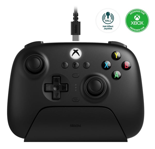 8Bitdo Ultimate 3-mode - Håndkonsoll - trådløs - 2.4 GHz/Bluetooth - svart - for Microsoft Xbox One, Microsoft Xbox Series S, Microsoft Xbox Series...