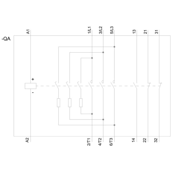 Siemens 3RT2625-1BF45, 149 mm, 177 mm, 55 mm, 726 g, 1 kpl