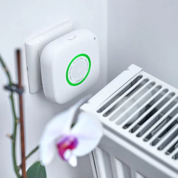 Shelly GAS CNG-gasvarnare för naturgas, Wi-Fi