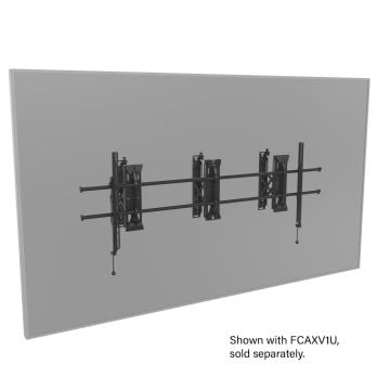 Chief Ultrawide Micro-Adjustable Wall Mount - For Displays 80-120"- Black - Monteringssats (konsol) - extra stor - för platt panel - svart - skärms...