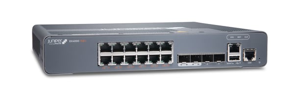 Juniper EX4000-12P, Håndtert, L2/L3, Gigabit Ethernet (10/100/1000), Strøm over Ethernet (PoE), Rack-montering, 1U