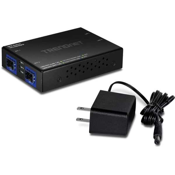 Trendnet TFC-G22SFP, Uhåndtert, Gigabit Ethernet (10/100/1000), Full tosidig