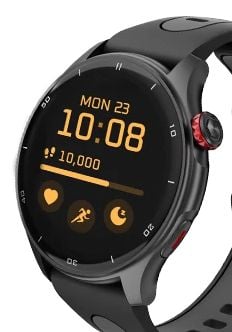 TelForceOne Myphone Watch Adventure - Aluminum - smartklokke med stropp - silikon - håndleddstørrelse: up to 228 mm - display 1.43" - 128 MB - Blue...