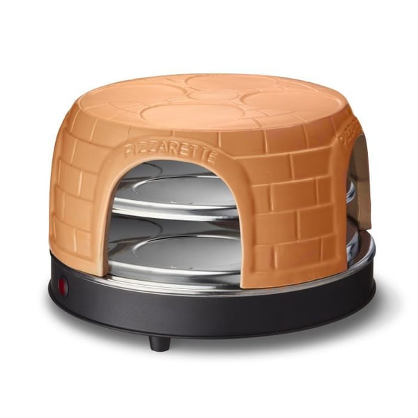 Emerio PO-116124, 8 pizzaer, svart, oransje, 1500 W, 4,5 kg, 385 mm, 385 mm