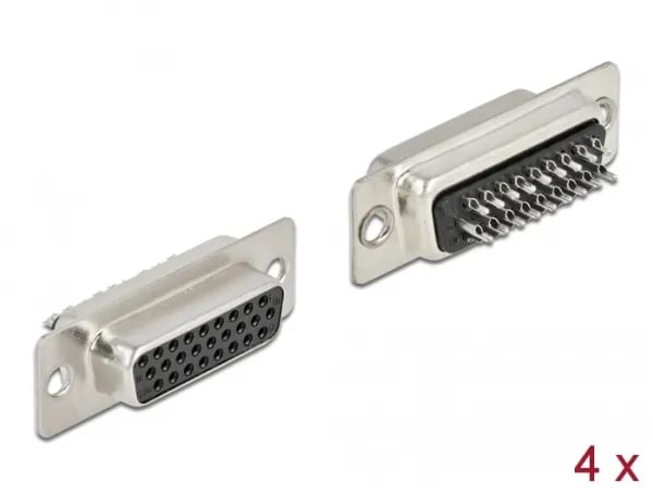 Delock - Datakopling - HD-26 (hunn) (en pakke 4)