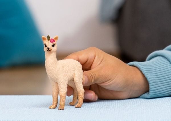 Schleich Llama enhörning föl