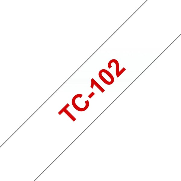 Brother - Rull (1,3 cm x 7,6 m) 1 rull(er) merkelapper - for P-Touch PT-10, PT-12, PT-12N, PT-15, PT-150, PT-170K, PT-20, PT-25, PT-6, PT-8