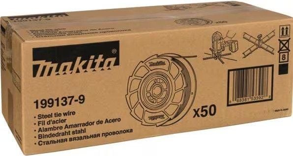 Makita - Binding wire - 50 deler - 0.8 mm - lengde: 100 m - for P/N: DTR181ZJ