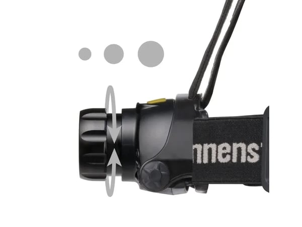 Brennenstuhl 1177310010, Hodebåndslommelykt, Sort, Plast, Lade, IP44, LED