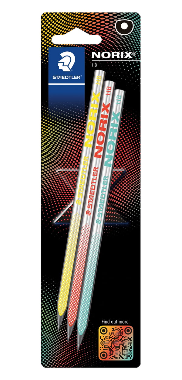 STAEDTLER Norix 181 - Penna - X-treme, smart - grafit - HB - svart (paket om 3)