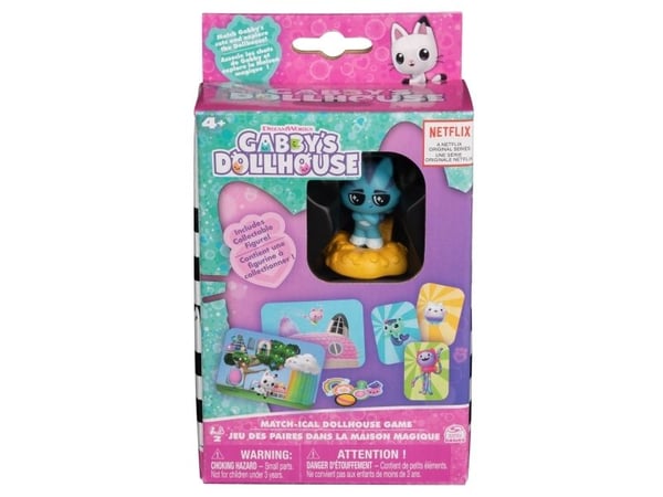 Games KOG KOL GabbysDollhouseCardGamwFig GML, Brettspill, Matching, 5 år, Familiespill