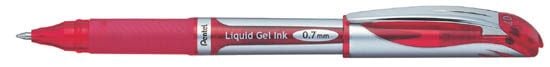 Pentel EnerGel XM Klick - Rulleballpenn - rød - gelblekk - 0.7 mm - medium - retraktil