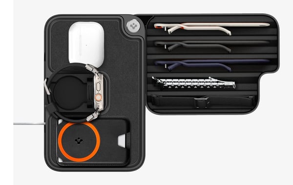 Spigen S340, Älykello, Passiiviteline, Sisätila, musta