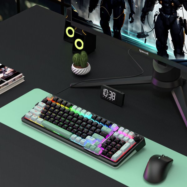 REDRAGON K686BG-RGB-M, Kabel, USB, Magnetic-mechanical key switch, Svart