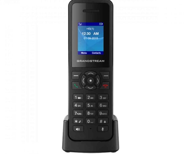 Grandstream Networks DP720, DECT-puhelin, Johdoton puhelin, Kaiutinpuhelin, Musta