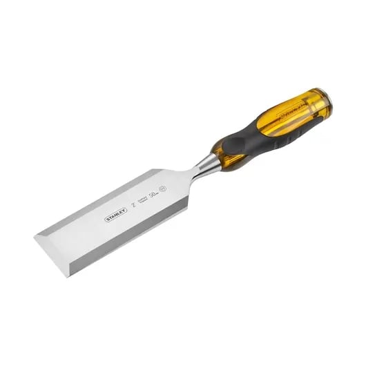 Stanley FATMAX 0-16-267, Lyhyt taltta, Kromivanadiini-teräs, Musta, Keltainen, Metalli, Muovi, Kumi, 50 mm, 16,6 cm