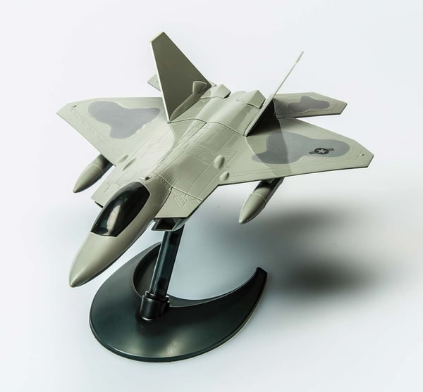 Airfix QUICK BUILD F22 Raptor, Flymodell med fastvinge, Monteringssett, F22 Raptor, Alle kjønn, Plast, 24 stykker