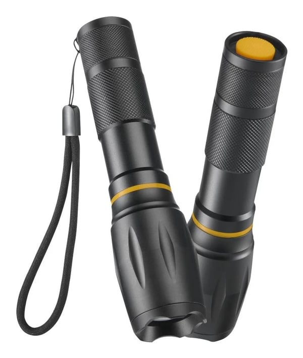 Hama W200, Ficklampa, Svart, Aluminium, LED, 1 lamp(or), 5 W
