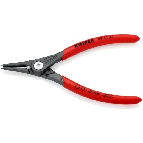 Knipex 49 11 A1, Lukkorengaspihdit, Muovi, Terästä, Muovi, Terästä, Punainen, 140 mm, 64 mm