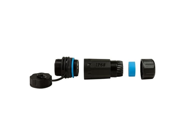 LogiLink NP0084, RJ-45, Sort, Hunkjønn/Hunkjønn, Rett, Cat6a, S/UTP (STP)