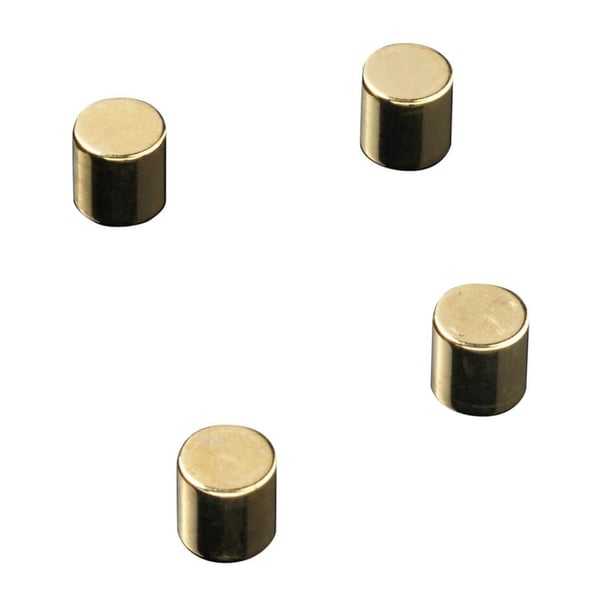 Super Stærke Magneter' cylinder guld Ø 1 x 1 cm - (4 stk.) Super Stærke Magneter' cylinder guld Ø 1 x 1 cm - (4 stk.)